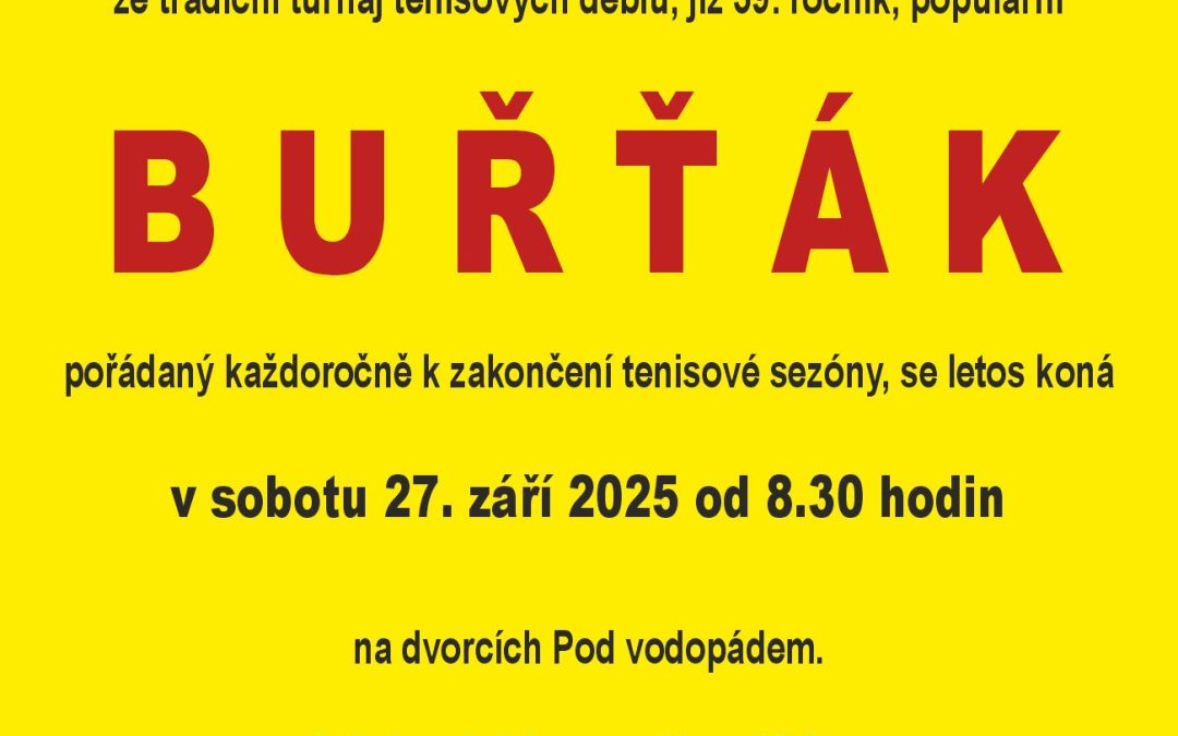 BUŘŤÁK 2025