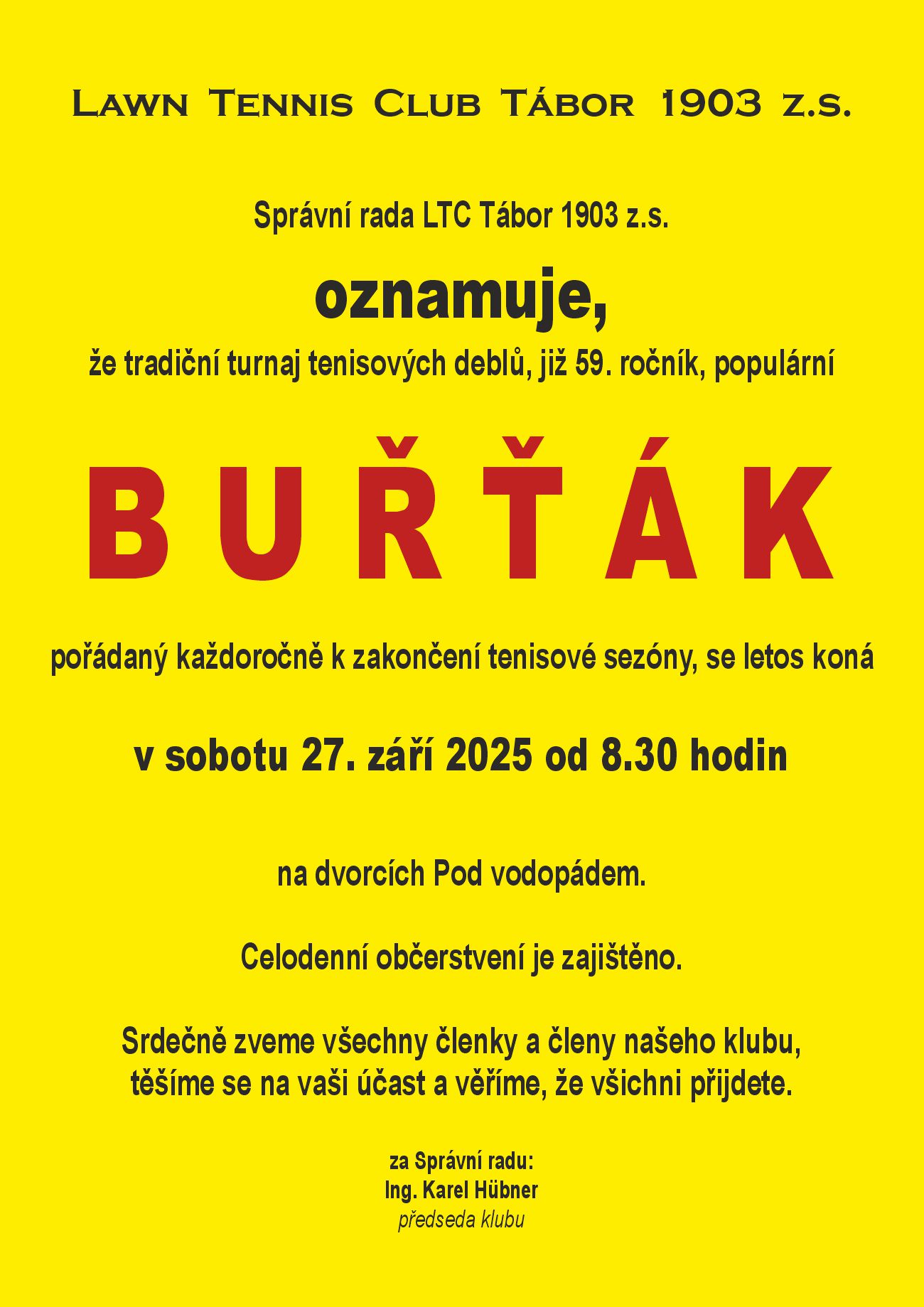 BUŘŤÁK 2025